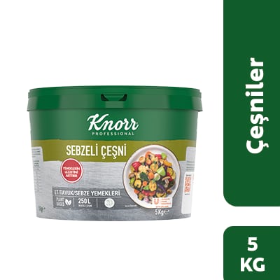 Knorr Sebzeli Çeşni 5KG - Yemeklerinizin lezzetine lezzet katmak için farklı sebze ve baharatlarla harmanlanmış Knorr Sebzeli Çeşni!